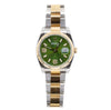 Rolex Datejust Gold Two Tone 40mm Green