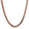 8mm Rose Gold Custom Clasp Cuban Link