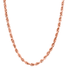 4mm Rose Gold Custom Clasp Rope Chain